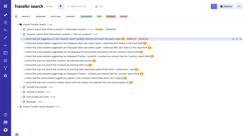 Testomatio - Add tag